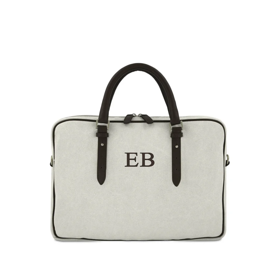 Borsa in canvas personalizzabile con cifre o logo aziendale